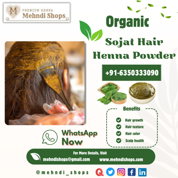 Sojat Hair Henna Powder Details