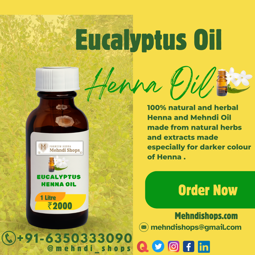 Eucalyptus Henna Oil Details Image